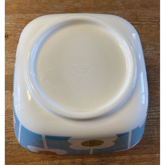 Orla Kiely Melamine Dinnerware & Serveware for sale | eBay Orla Kiely Serving Bowl 10” Square Melamine Blue Flowers Scribble